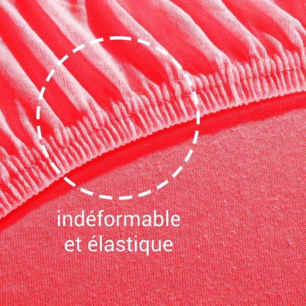 Übergrösse Jersey Fixleintuch 200x200 cm - 100% Baumwolle Öko-Tex Standard 100 - Hautsympathisch & atmungsaktiv - Bügelfrei & 60° waschbar