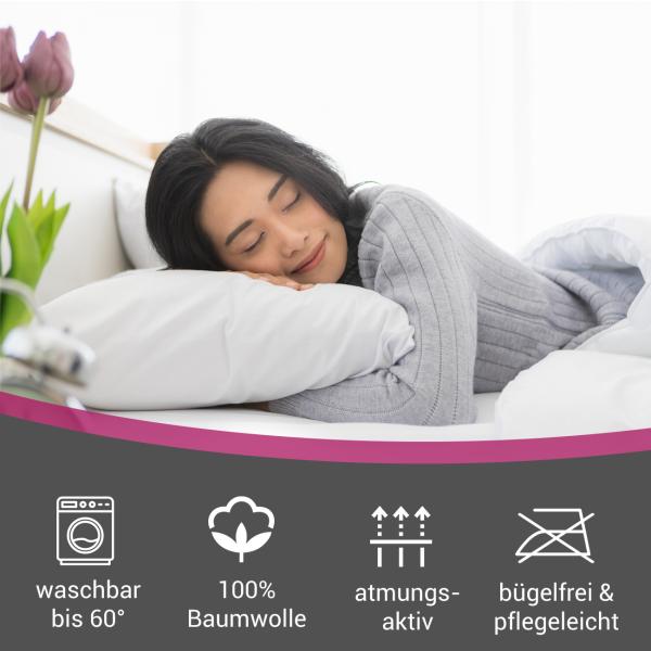 Boxspringbett-Topper Übergrösse Qualitäts-Jersey Fixleintuch - Royal - 100% Baumwolle, Öko-Tex Standard 100, 200 x 200 cm - Bügelfrei, waschbar