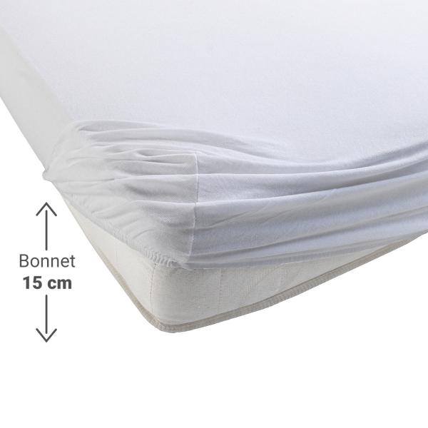 Boxspringbett-Topper Fixleintuch 160x200 cm - Qualitäts-Jersey, Oeko-Tex Standard 100 zertifiziert - 100% Baumwolle, bügelfrei, 60° maschinenwaschbar