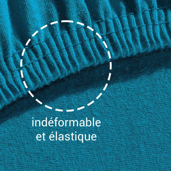 Superb Qualitäts-Jersey Fixleintuch 200x220cm für Wasserbett & Boxspringbett - Öko-Tex Standard 100 - atmungsaktiv, bügelfrei, 40cm Steg