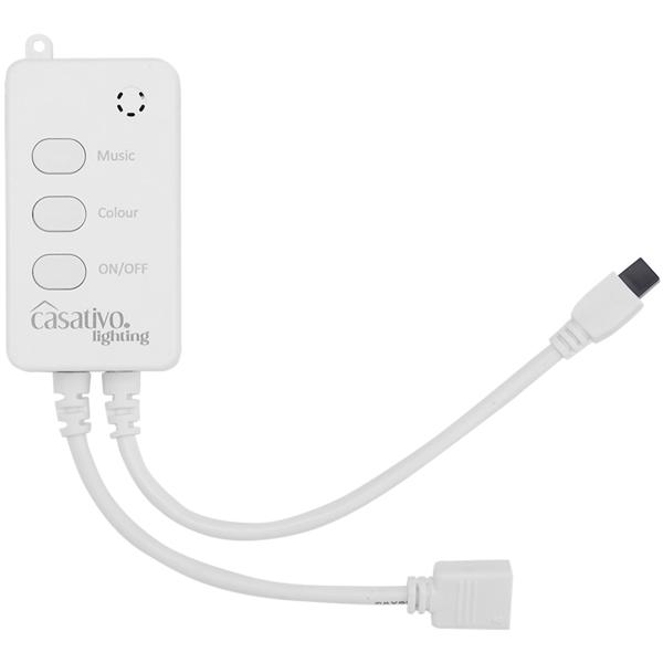 LED Streifen, WLAN, RGB, 5m, 150 LEDs, 16 Mio Farben, Fernbedienung, App-, Sprach- u. Sound-Steuerung, komp. zu Google, Siri, Alexa, Tuya 