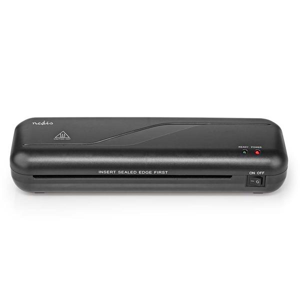 Kompakt Heiss-Laminiergerät + 100 A4 Folien - Profi Laminieren leicht gemacht - Schnell, transparent & ideal für Büro & Home