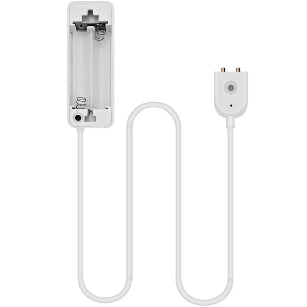 WLAN-Wassermelder mit externem Sensor, weiss, Wassersensor für Tuya oder SmartLife App, weltweite Benachrichtigung, Alarmfunktion