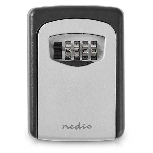 Sicherer Schlüsselsafe mit 4-stelligem Zahlencode: Robustes Kombinationsschloss (9x12x4cm) für zuverlässige Schlüsselaufbewahrung