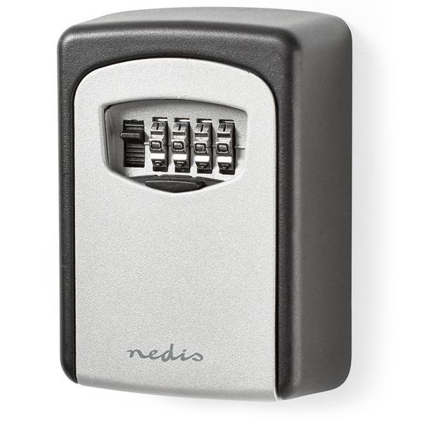 Sicherer Schlüsselsafe mit 4-stelligem Zahlencode: Robustes Kombinationsschloss (9x12x4cm) für zuverlässige Schlüsselaufbewahrung