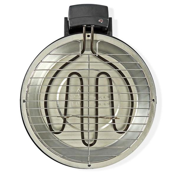 Elektro-Tischgrill, schwarz, Ø 30cm, starke 1250W – Stilvolles Design mit Abtropfschale aus Aluminium für sauberes & rauchfreies Grillen