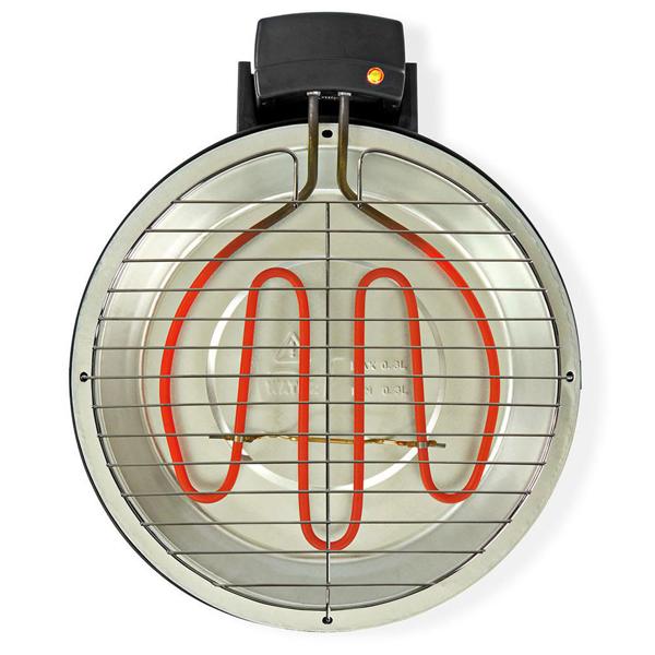 Elektro-Tischgrill, schwarz, Ø 30cm, starke 1250W – Stilvolles Design mit Abtropfschale aus Aluminium für sauberes & rauchfreies Grillen