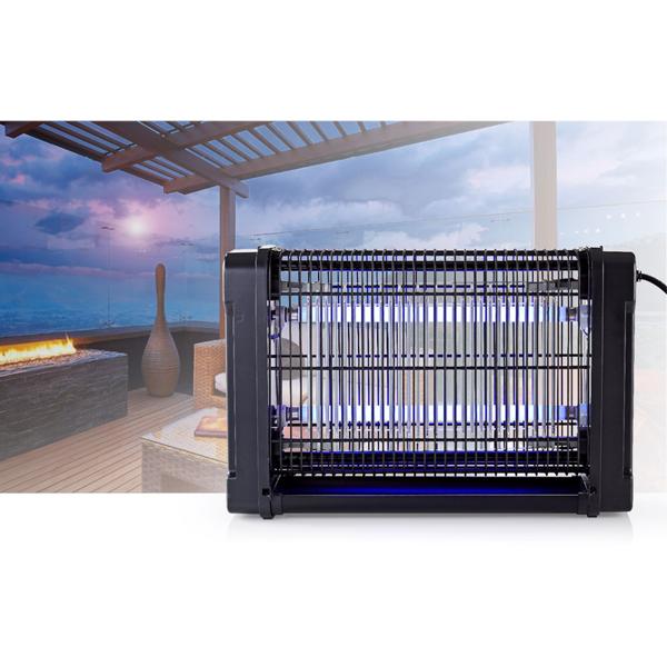 Effektiver UV-Insektenvernichter, 16W, 2 UV-Röhren – IP20, 40x26x10cm, für eine chemiefreie und zuverlässige Insektenbekämpfung 