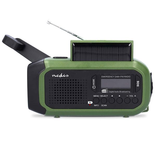 Notfallradio mit DAB+/UKW, Kurbelradio, LED-Lampe & SOS-Funktion – ideal für Krisenvorsorge & Outdoor, integrierte Powerbank für Notfallstrom