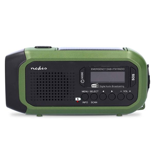 Notfallradio mit DAB+/UKW, Kurbelradio, LED-Lampe & SOS-Funktion – ideal für Krisenvorsorge & Outdoor, integrierte Powerbank für Notfallstrom