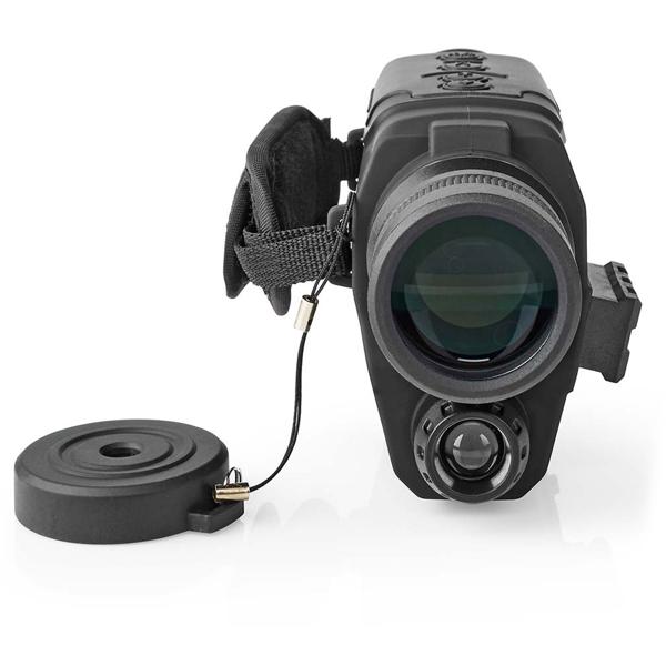 Monokulares Teleskop Nachtsicht - 5-fach optischer & 3-fach digitaler Zoom - Foto/Video Modus - für Jagd, Camping, Tierbeobachtung - 290g, schwarz