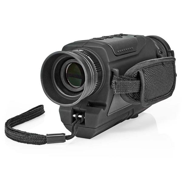 Monokulares Teleskop Nachtsicht - 5-fach optischer & 3-fach digitaler Zoom - Foto/Video Modus - für Jagd, Camping, Tierbeobachtung - 290g, schwarz