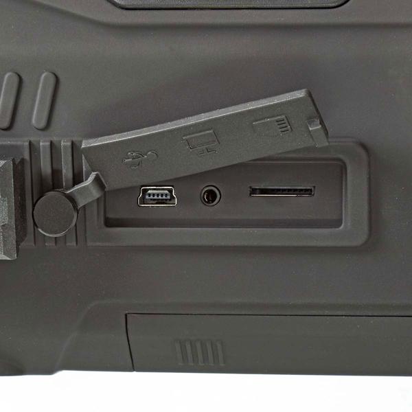 Monokulares Teleskop Nachtsicht - 5-fach optischer & 3-fach digitaler Zoom - Foto/Video Modus - für Jagd, Camping, Tierbeobachtung - 290g, schwarz