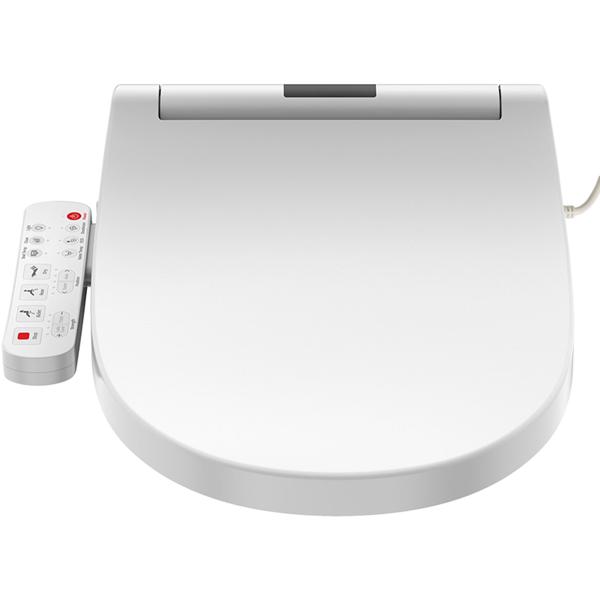 2er-Set Smarter Premium Dusch-WC-Sitz mit Warmluft-Fön, Toilettenaufsatz mit Sitzheizung, Absenkautomatik und App