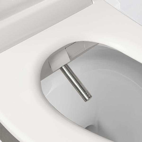 2er-Set Smarter Premium Dusch-WC-Sitz mit Warmluft-Fön, Toilettenaufsatz mit Sitzheizung, Absenkautomatik und App
