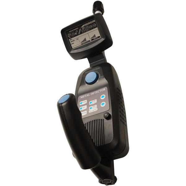 Profi Metalldetektor, digital, wasserdicht, LCD Display, Erkennung unterschiedlicher Metalle, Pinpointing-Funktion, Tiefensuche ohne Störung