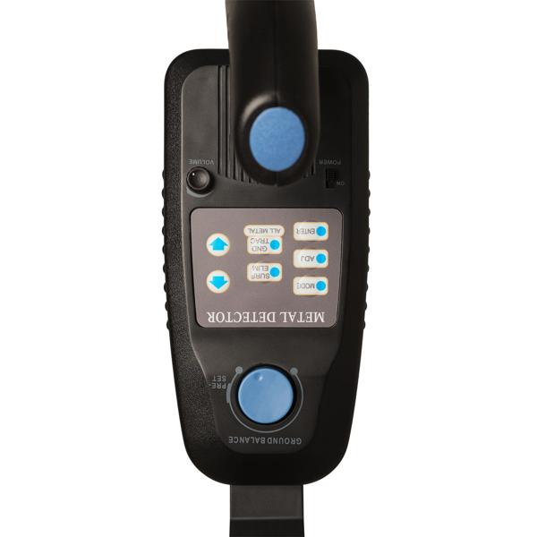 Profi Metalldetektor, digital, wasserdicht, LCD Display, Erkennung unterschiedlicher Metalle, Pinpointing-Funktion, Tiefensuche ohne Störung