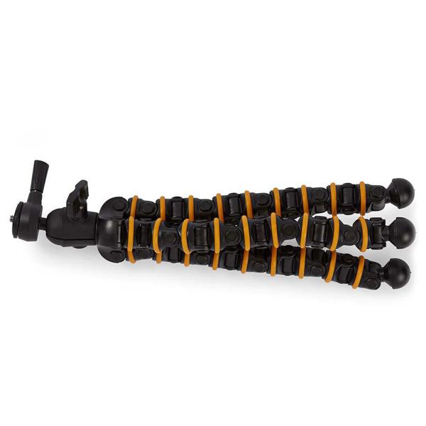 Flexibles Kamerastativ für Foto & Video - 9 Segmente, 30 cm Höhe mit Kugelkopf - Für Action-Kamera, Smartphone & Fotoapparat, max. 2.5 kg