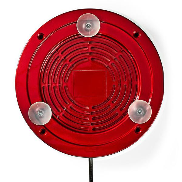 Zuckerwatte-Maschine 500W: rot/weiss, 29x23x29cm - nostalgisches Design, Zuckerwatte wie vom Jahrmarkt - Partyspass für Gross & Klein