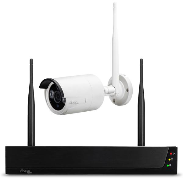 Profi Funk-Überwachungssystem, 8 QHD-2K Kameras & HDD-Rekorder, Tuya App mit Live Fernzugriff, Nachtsicht mit IR-LEDs, wetterfest - IP66