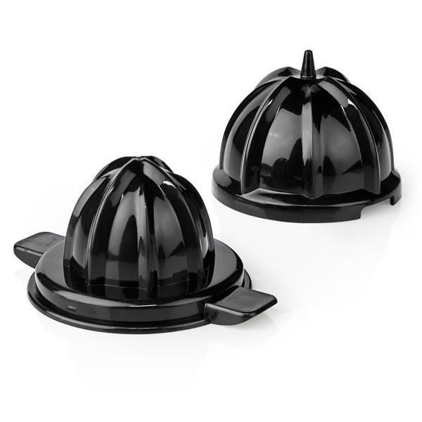 Kraftvolle elektrische Zitruspresse, starke 160 Watt, schwarz, spülmaschinenfeste Einzelteile, für Zitronen, Orangen, Limetten oder Pampelmusen