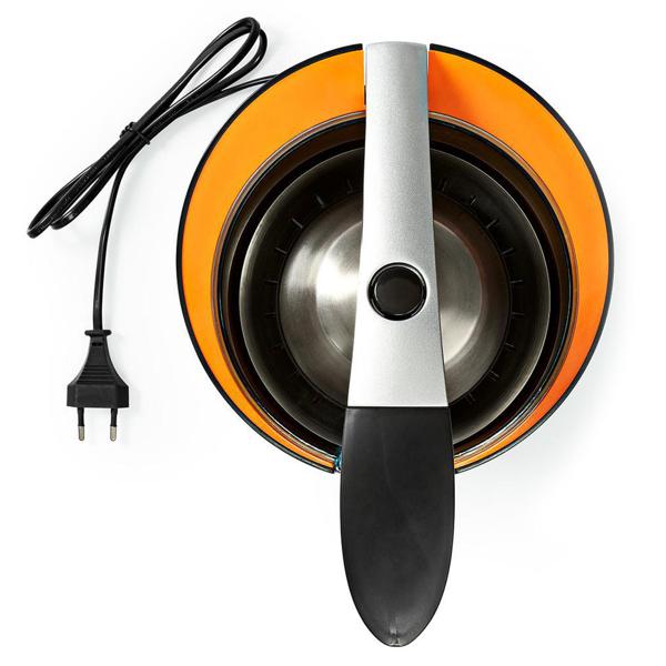 Kraftvolle elektrische Zitruspresse, starke 160 Watt, schwarz, spülmaschinenfeste Einzelteile, für Zitronen, Orangen, Limetten oder Pampelmusen