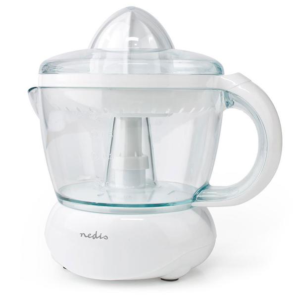 Elektrische Zitruspresse – Orangenpresse mit 0,7L Tank – Leistungsstarker 25W Motor – Spülmaschinenfest – Für bis zu 4 Portionen Saft