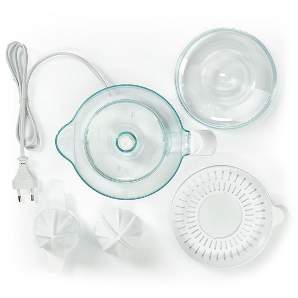 Elektrische Zitruspresse – Orangenpresse mit 0,7L Tank – Leistungsstarker 25W Motor – Spülmaschinenfest – Für bis zu 4 Portionen Saft