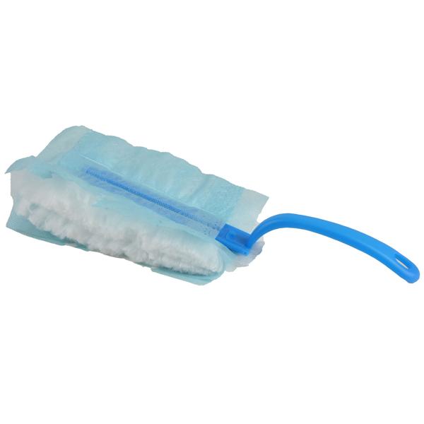 2er-Set Mikrofaser-Staubwedel - antistatische Tücher für gründliche Reinigung von Staub, Haaren & Spinnweben - inkl. 20 wechselbaren Wischtüchern - ideal für alle Oberflächen & Ecken