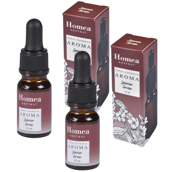 2er-Set Jasmin Duftöl - 10ml für Duftlampen Diffuser - Belebt & schafft angenehme Raumatmosphäre - Aromatherapie Wellness Zuhause