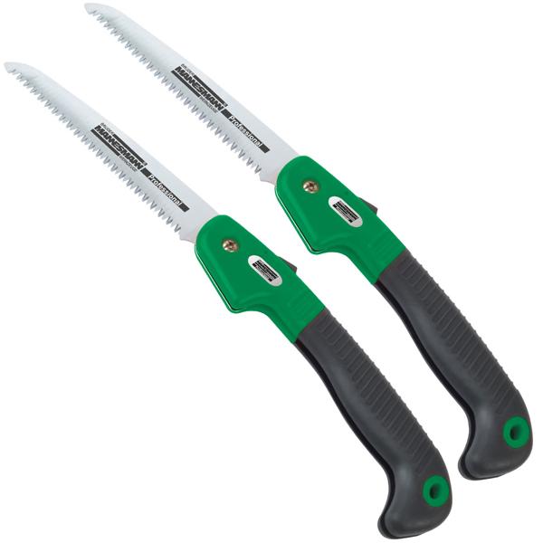 2er-Set Handliche Garten-Klappsäge für Äste, Zweige & Hecken, leicht & ideal für Gartenarbeit & Outdoor