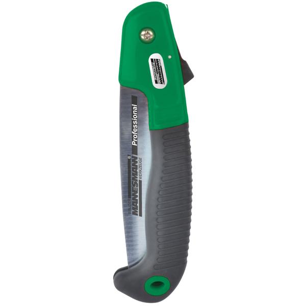 Garten-Klappsäge für Äste, Zweige & Hecken - mobil & einklappbar - gehärteter Werkzeugstahl, ergonomischer Griff, 15cm Sägeblatt - Outdoor & Camping