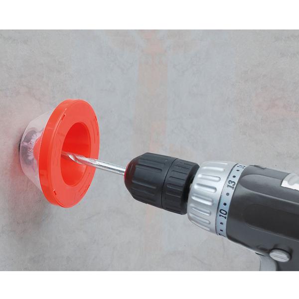 Staubfänger für Bohrmaschinen - Universal Staubschutz für staubfreies Bohren - ideal für Steinbohrer 4-10mm - hygienisch, wiederverwendbar & robust