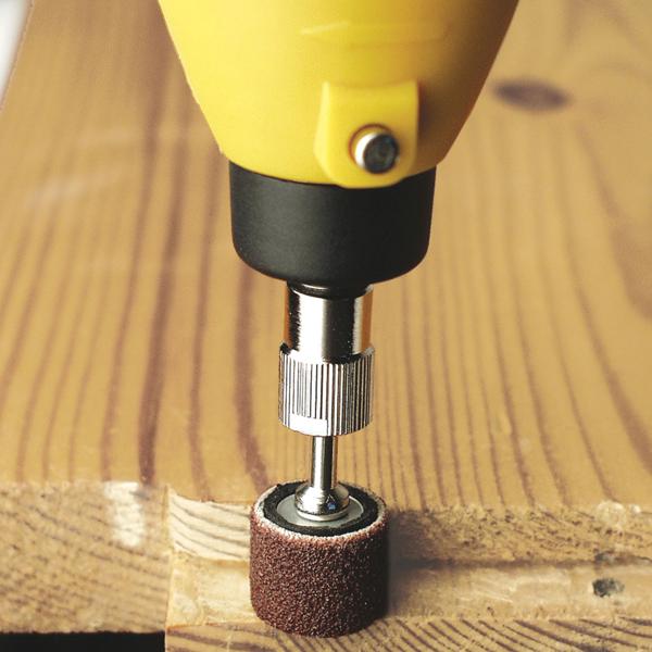 Multifunktions-Schleifgerät mit Zubehör-Set – Schleifen, Bohren, Fräsen, Trennen, Polieren, mit umfangreichen Aufsätzen für jede Aufgabe