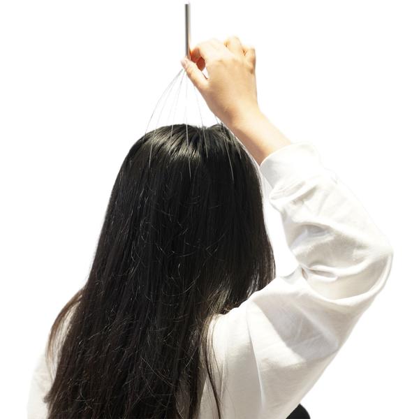 4er-Set Kopfmassagegerät mit Wohlfühl-Noppen, Kopfmassage-Spinne für tiefe Entspannung, Wellness und Stressabbau, sofortige Wirkung