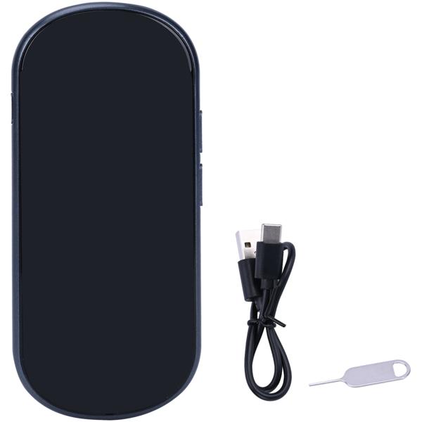 Revolutionärer Echtzeit-Übersetzer: 137 Sprachen, Sofort-Übersetzung, Text- & Sprachfunktion, Währungsrechner, grosses Display, schwarzes Design