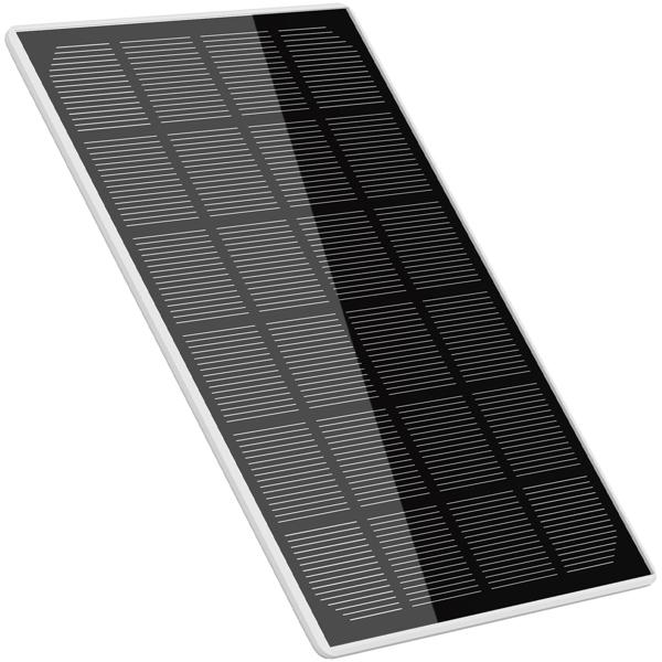 2er-Set Effizientes 3W Solarpanel mit USB-C Anschluss, IP65 Schutz, für Akku IP Kameras, solare Stromversorgung für Ihre Sicherheitskameras