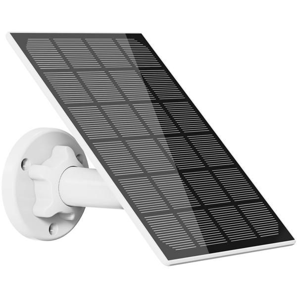 2er-Set Effizientes 3W Solarpanel mit USB-C Anschluss, IP65 Schutz, für Akku IP Kameras, solare Stromversorgung für Ihre Sicherheitskameras