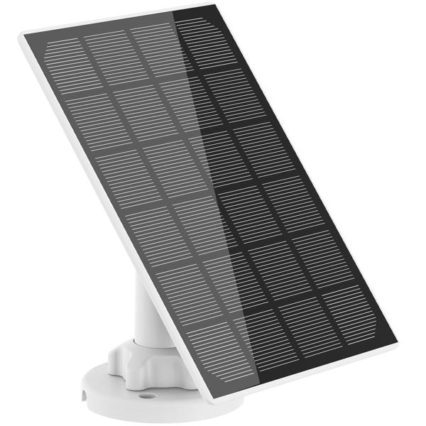 2er-Set Effizientes 3W Solarpanel mit USB-C Anschluss, IP65 Schutz, für Akku IP Kameras, solare Stromversorgung für Ihre Sicherheitskameras