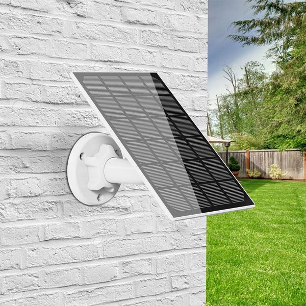 2er-Set Effizientes 3W Solarpanel mit USB-C Anschluss, IP65 Schutz, für Akku IP Kameras, solare Stromversorgung für Ihre Sicherheitskameras