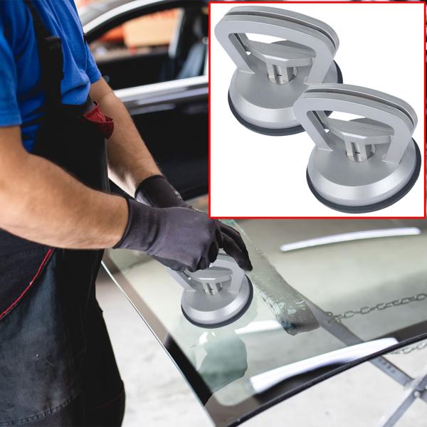 2er-Set Saugheber 35kg Tragkraft - Ideal für Fliesen- & Glasarbeiten - Ergonomisch, robust & rückenfreundlich - Kopfdurchmesser: 115mm
