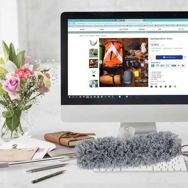 2er-Set XXL Staubwedel mit Teleskop-Griff bis 2,5 m