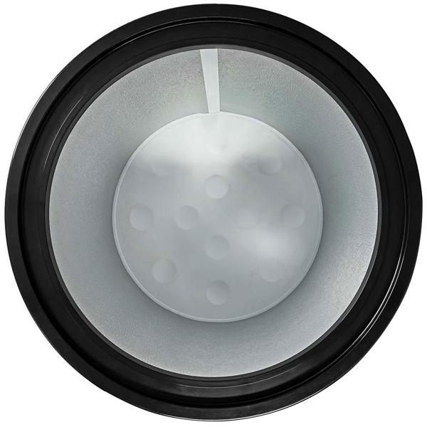 Trendiger Mobiler Getränkekühlschrank, Partykühler mit Thermostat u. Glasdeckel, Kompressor, 30 l, Aluminium