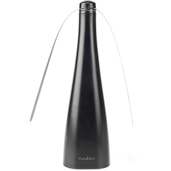 4er-Set Elektrischer Fliegenwedler, schwarz, batteriebetrieben – Idealer Insektenvertreiber für drinnen und draussen – Für einen fliegenfreien Genuss beim Essen