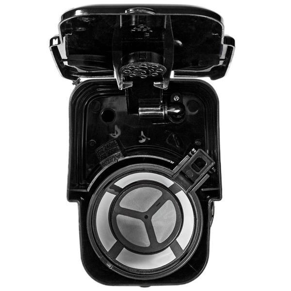 Kompakte Kaffeemaschine mit Edelstahl Coffee to Go Becher, LCD & Timer, 750W, silber/schwarz: Kaffee für den perfekten Start in den Tag