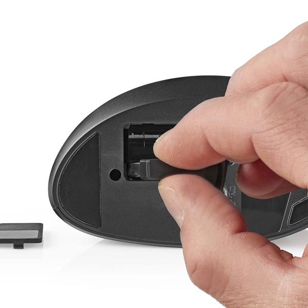 Ergonomische Funkmaus - Präzision für Arbeit & Gaming - Kabellos mit USB-Nano-Empfänger & einstellbaren 800-1600 DPI - Memory Foam - Für Windows