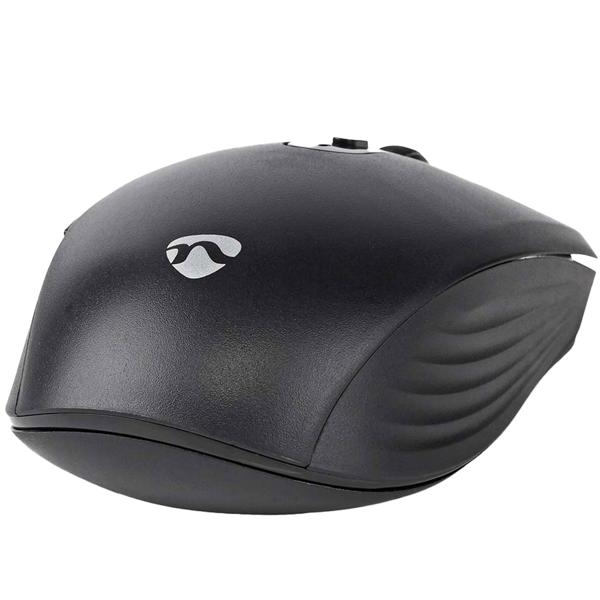 Kompakte optische Funkmaus - 6 Tasten - kabellos bis 10m Reichweite, 800/1200/1600 dpi - USB-Nano-Empfänger, kompatibel Win 7/8/10/11