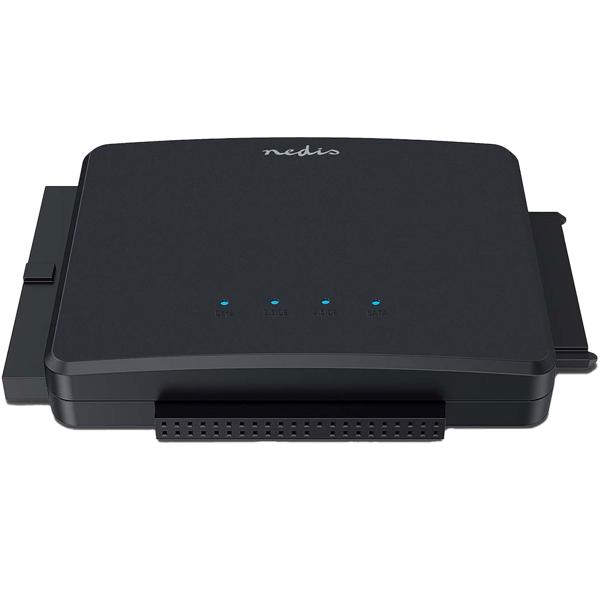 Blitzschneller Festplatten-Adapter: SATA & IDE auf USB 3.2 – Für 2,5" & 3,5" SATA SSDs – Universelle Datenübertragung mit Highspeed