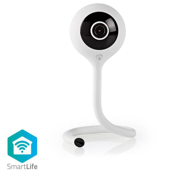 SmartLife Full-HD IP Kamera, Innen – WiFi, App, Bewegungssensor, Nachtsicht, 2-Wege Audio, Klimasensor, Überwachungskamera