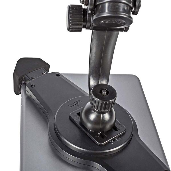 KFZ-Tablethalterung für Tablets bis 12 Zoll - Sicherer Halt Kopfstütze Windschutzscheibe - 180°/360° schwenkbar für Navi/Entertainment